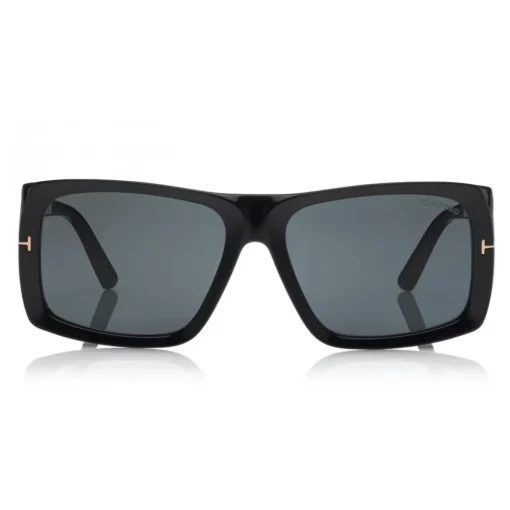Tom Ford Eyewear Tom Ford - Rizzo Sunglasses - Square Acetate Sunglasses - FT0730 - Black - - Avvenice^ Sunglasses & Eyewear