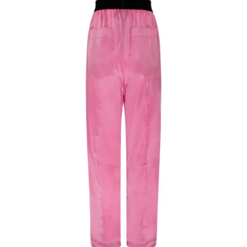 Tom Ford - Rose Bloom Stretch Silk Satin PJ Pants - Exclusive Luxury Collection - Avvenice^ Trousers