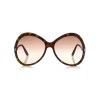 Tom Ford Eyewear Tom Ford - Rose Sunglasses - Oval Acetate Sunglasses - Dark Havana - FT0765 - Sunglasses - - Avvenice