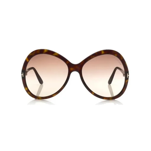 Tom Ford Eyewear Tom Ford - Rose Sunglasses - Oval Acetate Sunglasses - Dark Havana - FT0765 - Sunglasses - - Avvenice