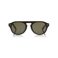 Tom Ford Eyewear Tom Ford - Round Opticals Sunglasses - Round Optical Sunglasses - Grey Havana - FT5533-B - Sunglasses - - Avvenice^ Sunglasses & Eyewear