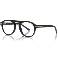 Tom Ford Eyewear Tom Ford - Round Opticals Sunglasses - Round Optical Sunglasses - Black - FT5533-B - Sunglasses - - Avvenice^ Sunglasses & Eyewear