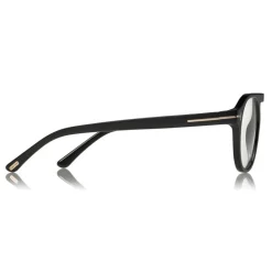Tom Ford Eyewear Tom Ford - Round Opticals Sunglasses - Round Optical Sunglasses - Black - FT5533-B - Sunglasses - - Avvenice^ Sunglasses & Eyewear