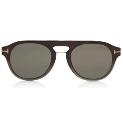 Tom Ford Eyewear Tom Ford - Round Opticals Sunglasses - Round Optical Sunglasses - Grey Havana - FT5533-B - Sunglasses - - Avvenice^ Sunglasses & Eyewear