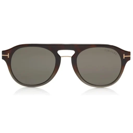Tom Ford Eyewear Tom Ford - Round Opticals Sunglasses - Round Optical Sunglasses - Grey Havana - FT5533-B - Sunglasses - - Avvenice^ Sunglasses & Eyewear
