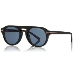 Tom Ford Eyewear Tom Ford - Round Opticals Sunglasses - Round Optical Sunglasses - Black - FT5533-B - Sunglasses - - Avvenice^ Sunglasses & Eyewear