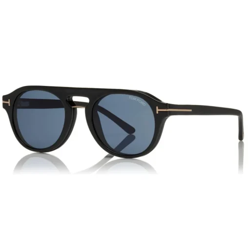 Tom Ford Eyewear Tom Ford - Round Opticals Sunglasses - Round Optical Sunglasses - Black - FT5533-B - Sunglasses - - Avvenice^ Sunglasses & Eyewear