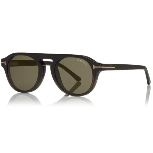 Tom Ford Eyewear Tom Ford - Round Opticals Sunglasses - Round Optical Sunglasses - Grey Havana - FT5533-B - Sunglasses - - Avvenice^ Sunglasses & Eyewear