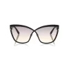 Tom Ford Eyewear Tom Ford - Sandrine Sunglasses - Butterfly Acetate and Metal Sunglasses - Black - FT0715 - Sunglasses - - Avvenice^ Sunglasses & Eyewear