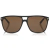 Tom Ford Eyewear Tom Ford - Shelton Sunglasses - Square Acetate Sunglasses - Shiny Black Brown - FT0679 - Sunglasses - - Avvenice