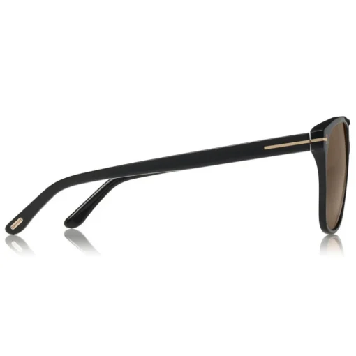 Tom Ford Eyewear Tom Ford - Shelton Sunglasses - Square Acetate Sunglasses - Shiny Black Brown - FT0679 - Sunglasses - - Avvenice
