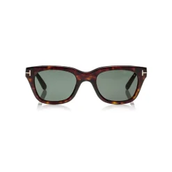 Tom Ford Eyewear Tom Ford - Snowdon Sunglasses - Squared Acetate Sunglasses - Havana - FT0237 - Sunglasses - - Avvenice^ Sunglasses & Eyewear