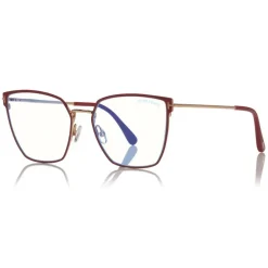 Tom Ford Eyewear Tom Ford - Square Optical Glasses - Square Optical Glasses - Red - FT5574-B – Optical Glasses - - Avvenice