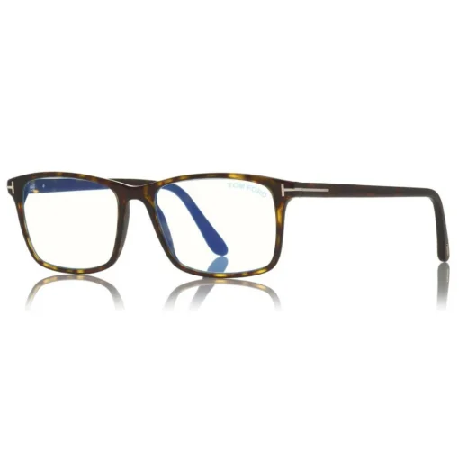 Tom Ford Eyewear Tom Ford - Square Optical Glasses - Square Optical Glasses - Dark Havana - FT5584-B – Optical Glasses - - Avvenice