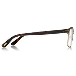 Tom Ford Eyewear Tom Ford - Square Optical Frame Glasses - Square Metal Glasses - Brown - FT5323 - Glasses - - Avvenice^ Sunglasses & Eyewear