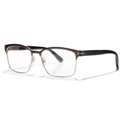 Tom Ford Eyewear Tom Ford - Square Optical Frame Glasses - Square Metal Glasses - Brown - FT5323 - Glasses - - Avvenice^ Sunglasses & Eyewear