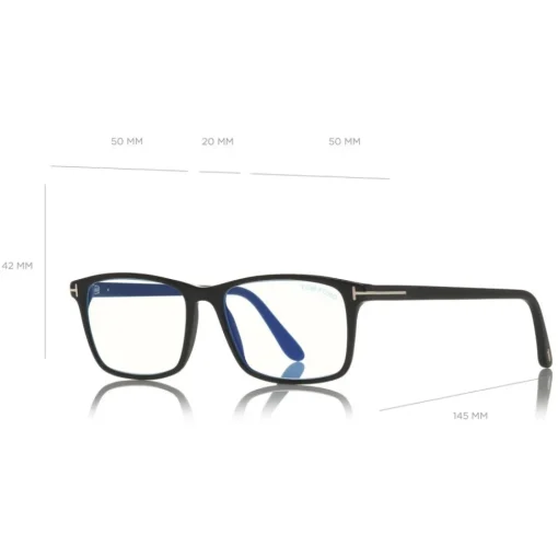Tom Ford Eyewear Tom Ford - Square Optical Glasses - Square Optical Glasses - Black - FT5584-B – Optical Glasses - - Avvenice^ Sunglasses & Eyewear