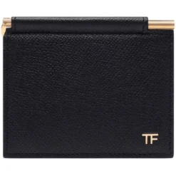 Tom Ford - T Line Folding Money Clip Card Holder - Exclusive Luxury Collection - Avvenice