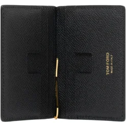 Tom Ford - T Line Folding Money Clip Card Holder - Exclusive Luxury Collection - Avvenice