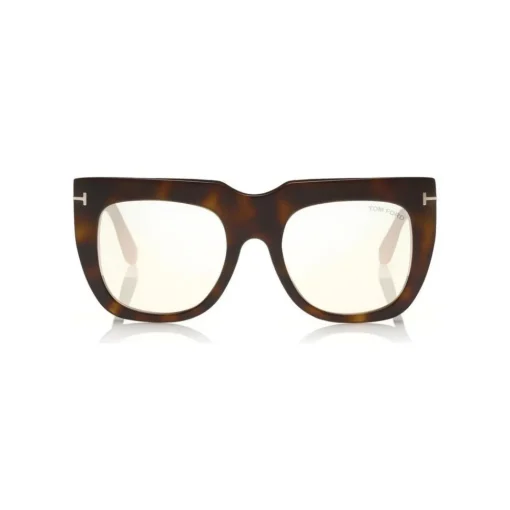 Tom Ford Eyewear Tom Ford - Thea Sunglasses - Square Acetate Sunglasses - Havana Pink - FT0687 - Sunglasses - - Avvenice^ Sunglasses & Eyewear