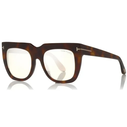 Tom Ford Eyewear Tom Ford - Thea Sunglasses - Square Acetate Sunglasses - Havana Pink - FT0687 - Sunglasses - - Avvenice^ Sunglasses & Eyewear