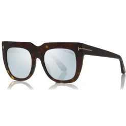 Tom Ford Eyewear Tom Ford - Thea Sunglasses - Square Acetate Sunglasses - Havana - FT0687 - Sunglasses - - Avvenice