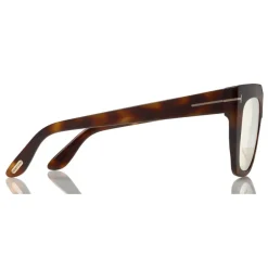 Tom Ford Eyewear Tom Ford - Thea Sunglasses - Square Acetate Sunglasses - Havana Pink - FT0687 - Sunglasses - - Avvenice^ Sunglasses & Eyewear