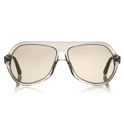 Tom Ford Eyewear Tom Ford - Thomas Sunglasses - Pilot Acetate Sunglasses - FT0732 - Grey - - Avvenice