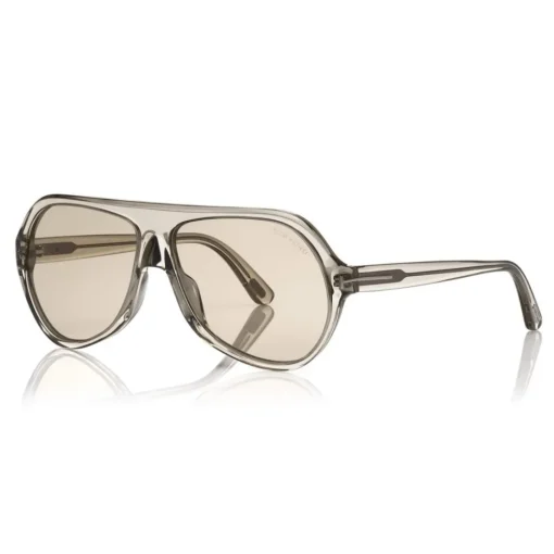 Tom Ford Eyewear Tom Ford - Thomas Sunglasses - Pilot Acetate Sunglasses - FT0732 - Grey - - Avvenice