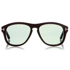 Tom Ford Eyewear Tom Ford - Tom N.7 Sunglasses - Real Buffalo Horn Frame Sunglasses - Black Horn - FT5440-P - Sunglasses - - Avvenice^ Sunglasses & Eyewear