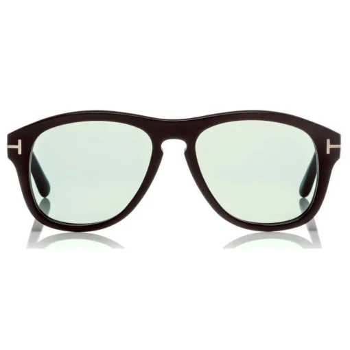 Tom Ford Eyewear Tom Ford - Tom N.7 Sunglasses - Real Buffalo Horn Frame Sunglasses - Black Horn - FT5440-P - Sunglasses - - Avvenice^ Sunglasses & Eyewear