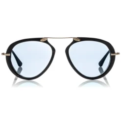 Tom Ford Eyewear Tom Ford - Tom N.11 Sunglasses - Aviator Shape Sunglasses - Dark Brown - FT5442-P - Sunglasses - - Avvenice