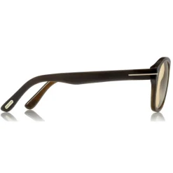 Tom Ford Eyewear Tom Ford - Tom N.7 Sunglasses - Real Buffalo Horn Frame Sunglasses - Green Horn - FT5440-P - Sunglasses - - Avvenice