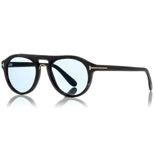 Tom Ford Eyewear Tom Ford - Tom N.3 Sunglasses - Real Horn Optical Frame Sunglasses - Dark Brown - FT5438-P - Sunglasses - - Avvenice^ Sunglasses & Eyewear
