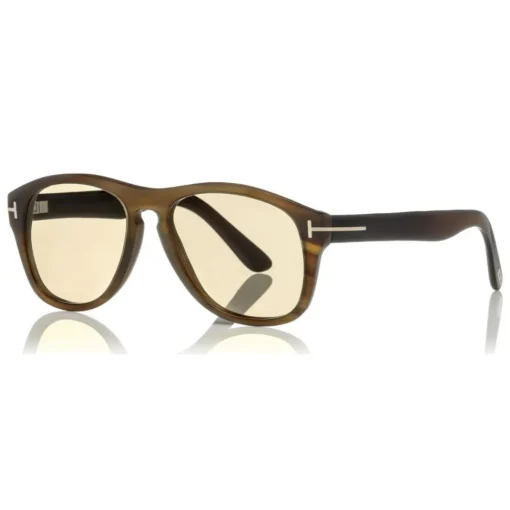 Tom Ford Eyewear Tom Ford - Tom N.7 Sunglasses - Real Buffalo Horn Frame Sunglasses - Green Horn - FT5440-P - Sunglasses - - Avvenice