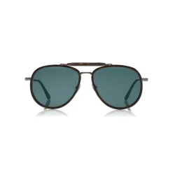 Tom Ford Eyewear Tom Ford - Tripp Sunglasses - Pilot Shape Sunglasses - Dark Havana - FT0666 - Sunglasses - - Avvenice^ Sunglasses & Eyewear