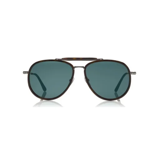 Tom Ford Eyewear Tom Ford - Tripp Sunglasses - Pilot Shape Sunglasses - Dark Havana - FT0666 - Sunglasses - - Avvenice^ Sunglasses & Eyewear
