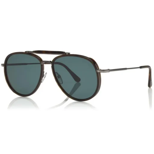 Tom Ford Eyewear Tom Ford - Tripp Sunglasses - Pilot Shape Sunglasses - Dark Havana - FT0666 - Sunglasses - - Avvenice^ Sunglasses & Eyewear
