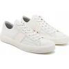 Tom Ford - White and Beige Calf Leather Low Top Sneakers - Exclusive Luxury Collection - Avvenice^ Shoes