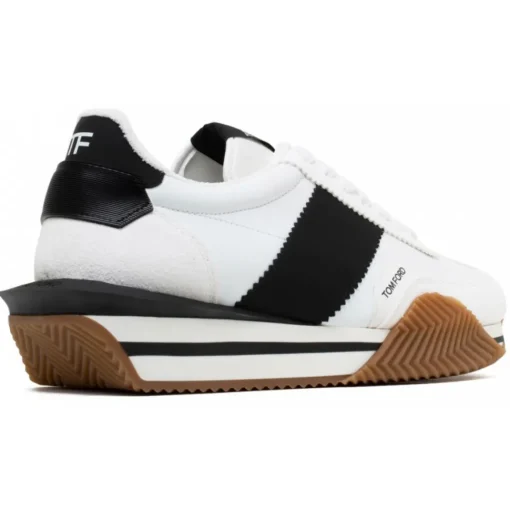 Tom Ford - White and Black James Sneakers - Exclusive Luxury Collection - Avvenice^ Shoes