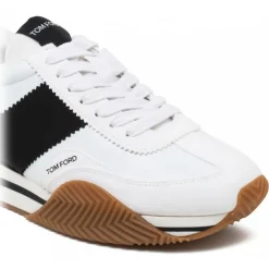 Tom Ford - White and Black James Sneakers - Exclusive Luxury Collection - Avvenice^ Shoes