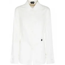 Tom Ford - White Cotton Blend Shirt - Exclusive Luxury Collection - Avvenice