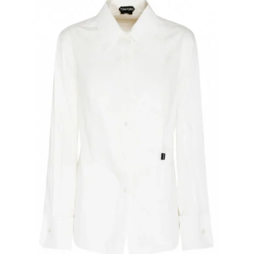 Tom Ford - White Cotton Blend Shirt - Exclusive Luxury Collection - Avvenice