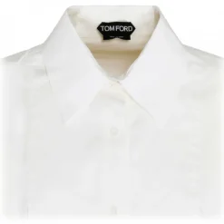 Tom Ford - White Cotton Blend Shirt - Exclusive Luxury Collection - Avvenice
