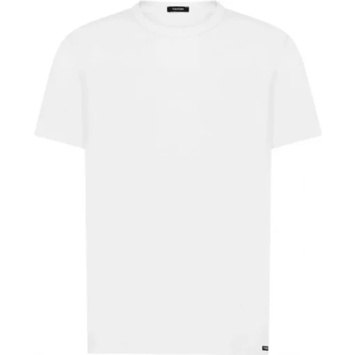 Tom Ford - White Crew Neck T-Shirt - Exclusive Luxury Collection - Avvenice^ T-shirt