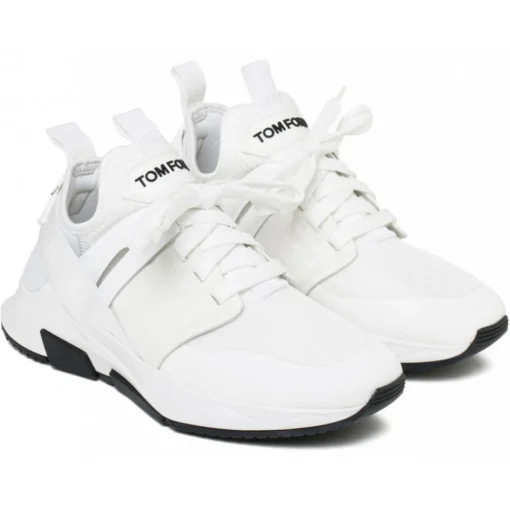 Tom Ford - White Jago Sneakers - Exclusive Luxury Collection - Avvenice^ Shoes
