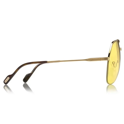 Tom Ford Eyewear Tom Ford - Wilder Sunglasses - Pilot Acetate Sunglasses - FT0644 - Yellow - - Avvenice^ Sunglasses & Eyewear