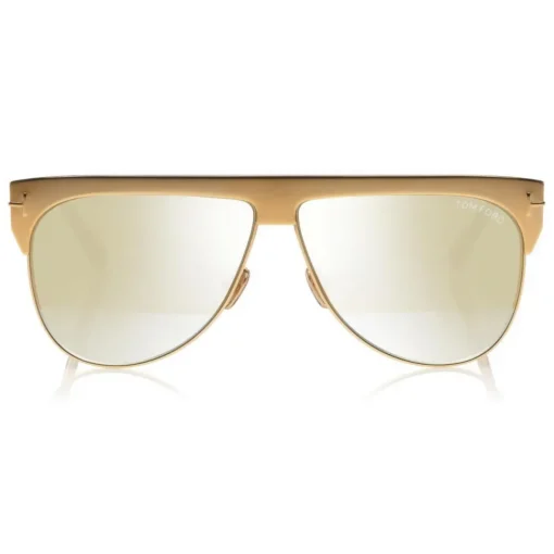 Tom Ford Eyewear Tom Ford - Winter Gold Plated Sunglasses - Pilot Style Sunglasses - Gold - FT0707 - Sunglasses - - Avvenice