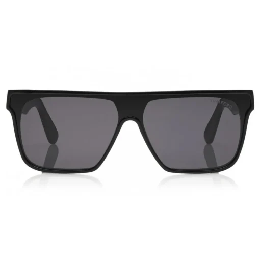 Tom Ford Eyewear Tom Ford - Wyhat Sunglasses - Soft Rectangular Acetate Sunglasses - FT0709 - Black - - Avvenice^ Sunglasses & Eyewear