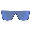 Tom Ford Eyewear Tom Ford - Wyhat Sunglasses - Soft Rectangular Acetate Sunglasses - FT0709 - Black Mirror Blu - - Avvenice^ Sunglasses & Eyewear